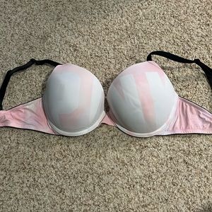 PINK T-Shirt push up Bra